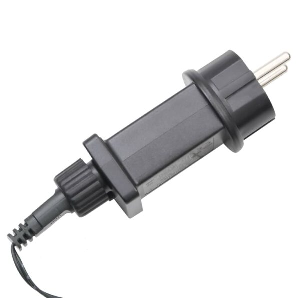 vidaXL Vianočný stromček kužeľ studený biely 1400 LED 160x500 cm – Obrázok 6