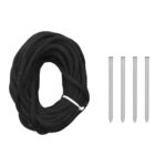 vidaXL Vianočný stromček kužeľ studený biely 1400 LED 160x500 cm – Obrázok 7