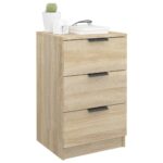 vidaXL Nočné stolíky 2 ks dub sonoma 40x36x65 cm – Obrázok 4