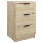 vidaXL Nočné stolíky 2 ks dub sonoma 40x36x65 cm – Obrázok 6