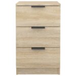 vidaXL Nočné stolíky 2 ks dub sonoma 40x36x65 cm – Obrázok 7