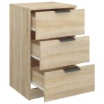 vidaXL Nočné stolíky 2 ks dub sonoma 40x36x65 cm – Obrázok 9