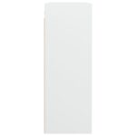 vidaXL Závesná nástenná skrinka biela 69,5x32,5x90 cm – Obrázok 6