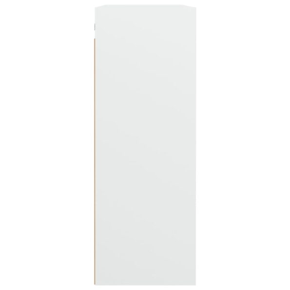 vidaXL Závesná nástenná skrinka biela 69,5x32,5x90 cm – Obrázok 6
