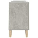 vidaXL TV stolík betónovo-sivý 150x30x50 cm spracované drevo – Obrázok 7