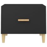 vidaXL Konferenčný stolík čierny 50x50x40 cm spracované drevo – Obrázok 6