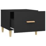vidaXL Konferenčný stolík čierny 50x50x40 cm spracované drevo – Obrázok 7