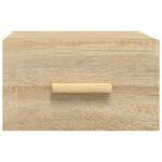 vidaXL Nástenný nočný stolík dub sonoma 35x35x20 cm – Obrázok 5