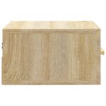 vidaXL Nástenný nočný stolík dub sonoma 35x35x20 cm – Obrázok 7