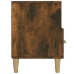 vidaXL TV skrinka dymový dub 102x36x50 cm spracované drevo – Obrázok 8