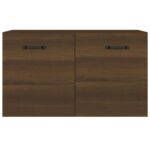 vidaXL Nástenná skrinka, hnedý dub 60x36,5x35 cm, kompozitné drevo – Obrázok 3