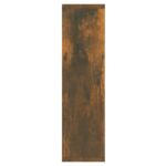 vidaXL Zrkadlová skrinka s LED dymový dub 76x15x55 cm – Obrázok 8