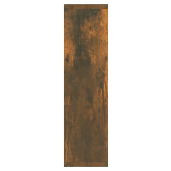 vidaXL Zrkadlová skrinka s LED dymový dub 76x15x55 cm – Obrázok 8