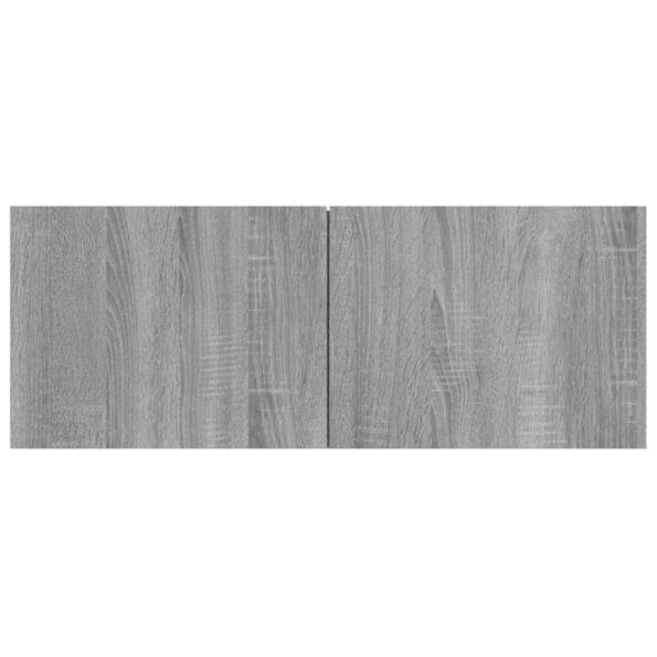 vidaXL TV stolíky 2 ks sivý dub sonoma 80x30x30 cm spracované drevo – Obrázok 6