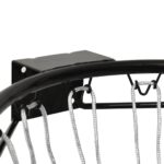 vidaXL Basketbalový kôš čierny 39 cm oceľ – Obrázok 5