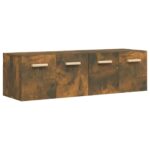 vidaXL Nástenné skrinky 2 ks dymový dub 60x36,5x35 cm spracované drevo – Obrázok 2