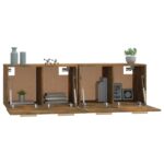 vidaXL Nástenné skrinky 2 ks dymový dub 60x36,5x35 cm spracované drevo – Obrázok 5