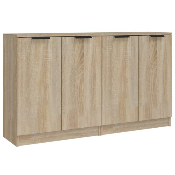 vidaXL Komody 2 ks dub sonoma 60x30x70 cm spracované drevo – Obrázok 2
