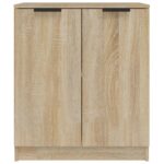 vidaXL Komody 2 ks dub sonoma 60x30x70 cm spracované drevo – Obrázok 4