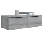 vidaXL Nástenné skrinky 2 ks sivé sonoma 68x30x20 cm spracované drevo – Obrázok 4