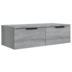 vidaXL Nástenné skrinky 2 ks sivé sonoma 68x30x20 cm spracované drevo – Obrázok 6