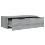 vidaXL Nástenné skrinky 2 ks sivé sonoma 68x30x20 cm spracované drevo – Obrázok 7
