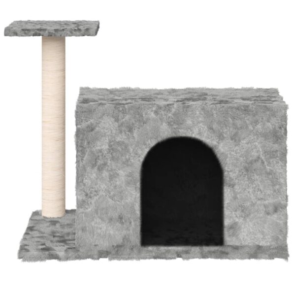 vidaXL Škrabadlo pre mačky so sisalovými stĺpikmi bledosivé 51 cm – Obrázok 3