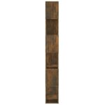 vidaXL Knižnica/deliaca stena dymový dub 60x24x186 cm – Obrázok 6