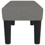 vidaXL Lavička tmavosivá 70x30x30 cm látka – Obrázok 4