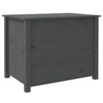vidaXL Konferenčný stolík sivý 71x49x55 cm borovicový masív – Obrázok 9