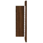vidaXL LED zrkadlová skrinka hnedý dub 40x12x45 cm kompozitné drevo – Obrázok 11