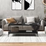 vidaXL Konferenčný stolík čierny 80x50x40 cm spracované drevo – Obrázok 3