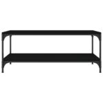vidaXL Konferenčný stolík čierny 80x50x40 cm spracované drevo – Obrázok 4