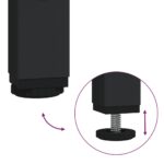 vidaXL Konferenčný stolík čierny 80x50x40 cm spracované drevo – Obrázok 6