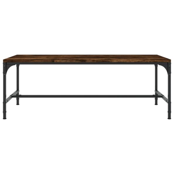 vidaXL Konferenčný stolík dymový dub 80x50x35 cm spracované drevo – Obrázok 4