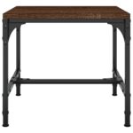 vidaXL Príručný stolík hnedý dub 40x40x35 cm spracované drevo – Obrázok 4