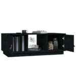 vidaXL Konferenčný stolík čierny 100x50x35 cm borovicový masív – Obrázok 5