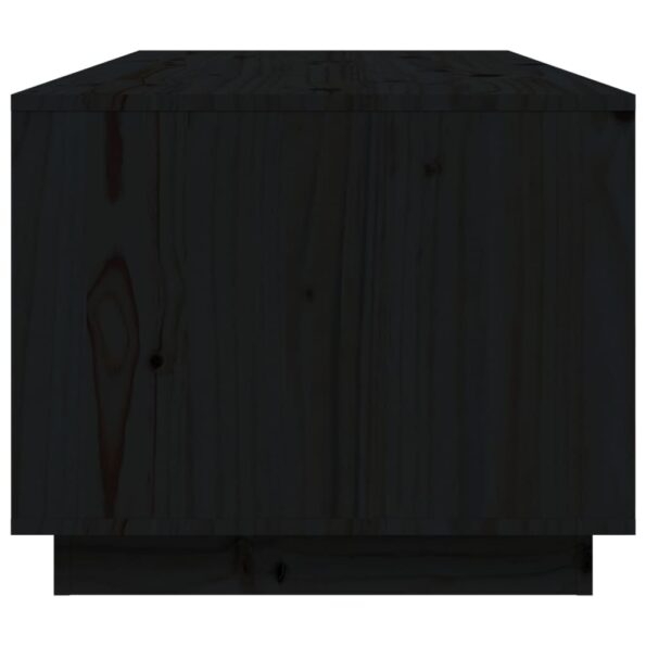 vidaXL Konferenčný stolík čierny 100x50x41 cm borovicové drevo – Obrázok 7