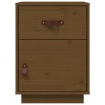vidaXL Nočné stolíky 2 ks medovo-hnedé 40x34x55 cm borovicový masív – Obrázok 6