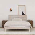 vidaXL Nočné stolíky 2 ks medovo-hnedé 40x34x55 cm borovicový masív