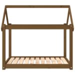 vidaXL Posteľ pre psa medovohnedá 101x70x90 cm borovicový masív – Obrázok 5