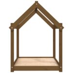 vidaXL Posteľ pre psa medovohnedá 101x70x90 cm borovicový masív – Obrázok 6