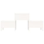 vidaXL Kvetináč biely 178,5x44x75 cm borovicový masív – Obrázok 4