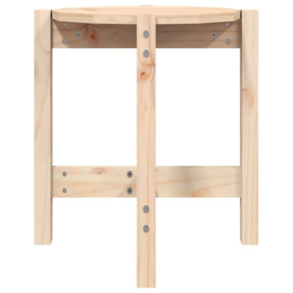 vidaXL Konferenčný stolík Ø42,5x45 cm borovicový masív – Obrázok 5
