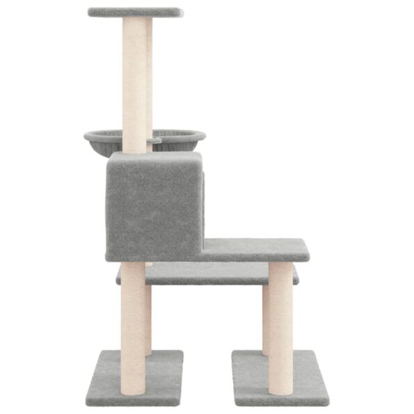 VXL8720287213536_g_en_hd_2.jpg vidaXL Škrabadlo pre mačky so sisalovými stĺpikmi bledosivé 94,5 cm – Obrázok 4