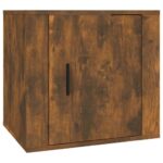 vidaXL Nočné stolíky 2 ks dymový dub 50x39x47 cm – Obrázok 5