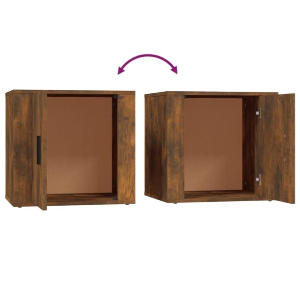 vidaXL Nočné stolíky 2 ks dymový dub 50x39x47 cm – Obrázok 9