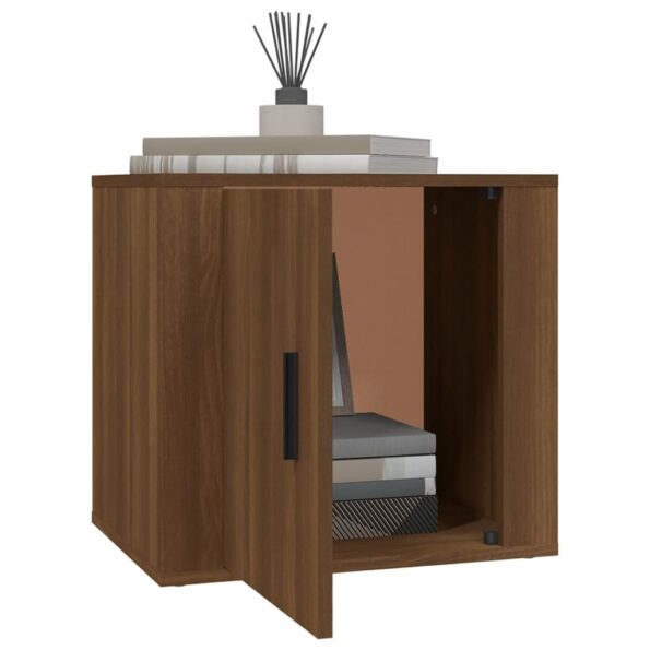 vidaXL Nočné stolíky 2 ks hnedý dub 50x39x47 cm – Obrázok 4