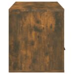 vidaXL TV skrinka dymový dub 100x35x40 cm spracované drevo – Obrázok 8