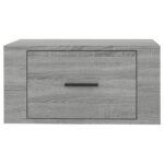 vidaXL Nástenné nočné stolíky 2 ks sivé dub sonoma 50x36x25 cm – Obrázok 7